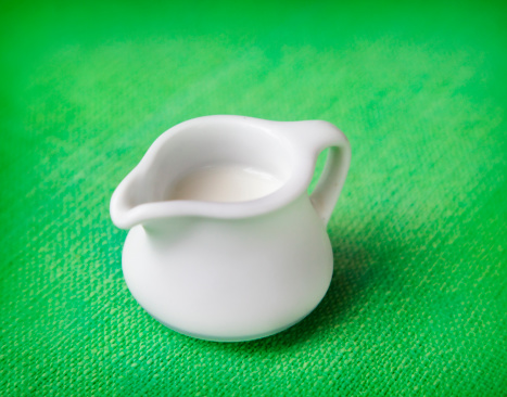 Jug and Sugar Pot on white background