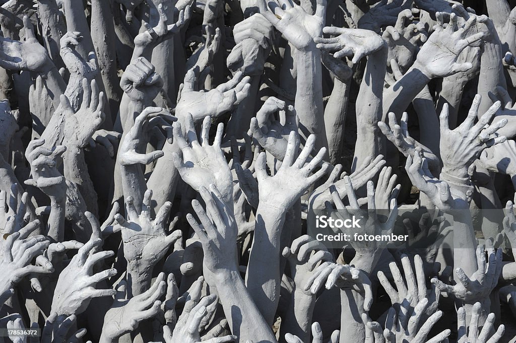 De nombreuses mains - Photo de Bras humain libre de droits