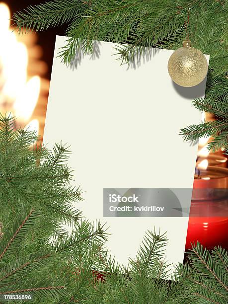 Christmas Greeting Card Stock Photo - Download Image Now - Backgrounds, Blank, Border - Frame