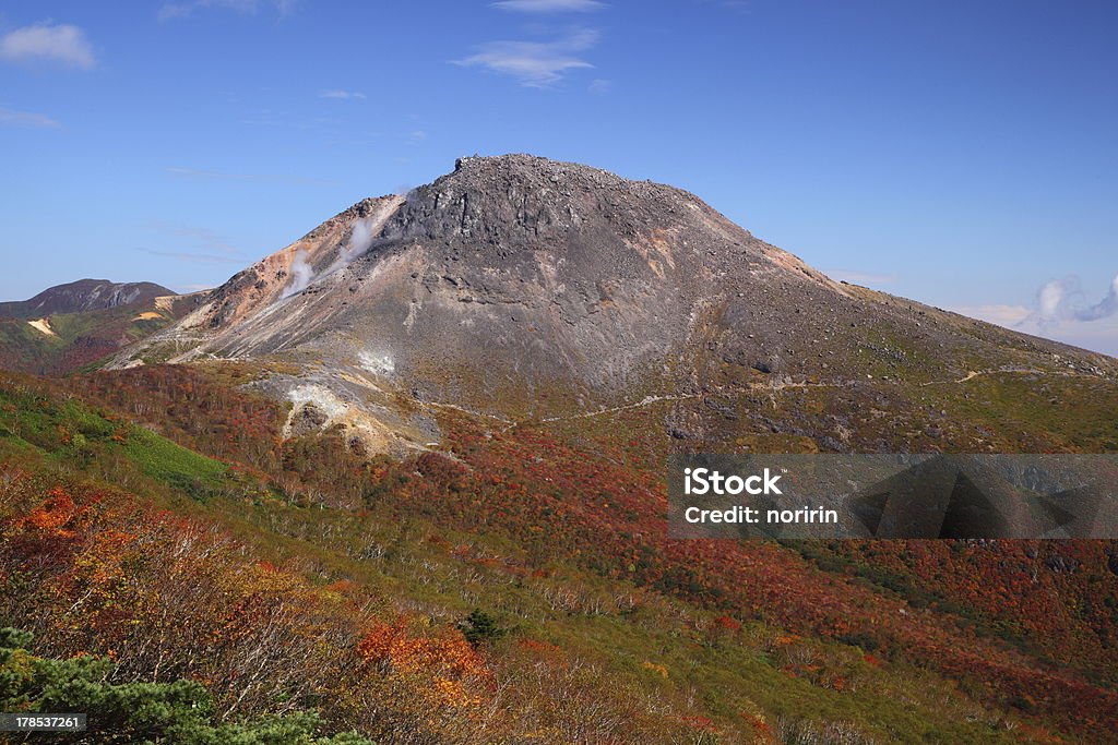 Mt. Nasudake in autunno - Foto stock royalty-free di Acero giapponese