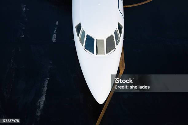 Business Jet Pilot Cabin Windows Shot From Above Stock Photo - Download Image Now - Corporate Jet, Air Vehicle, Airplane