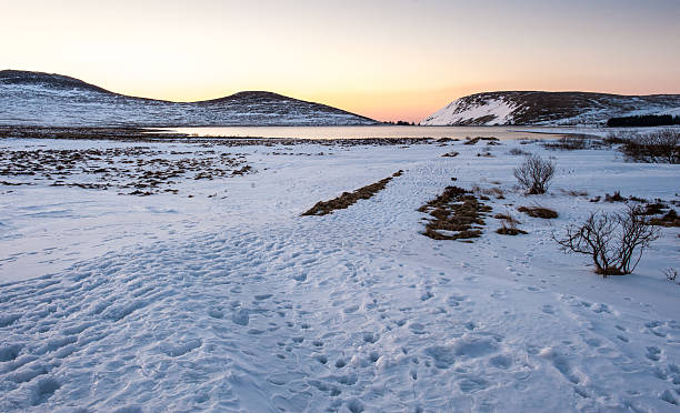 Góra śniegu krajobrazy Mourne – zdjęcie