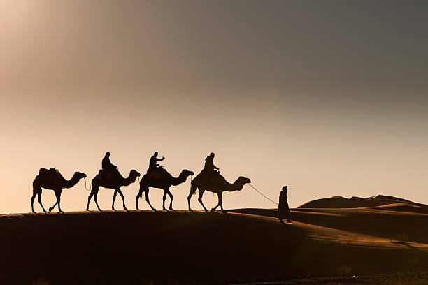 istock Desert, Camel Ride, Enjoying and happy People 178538120