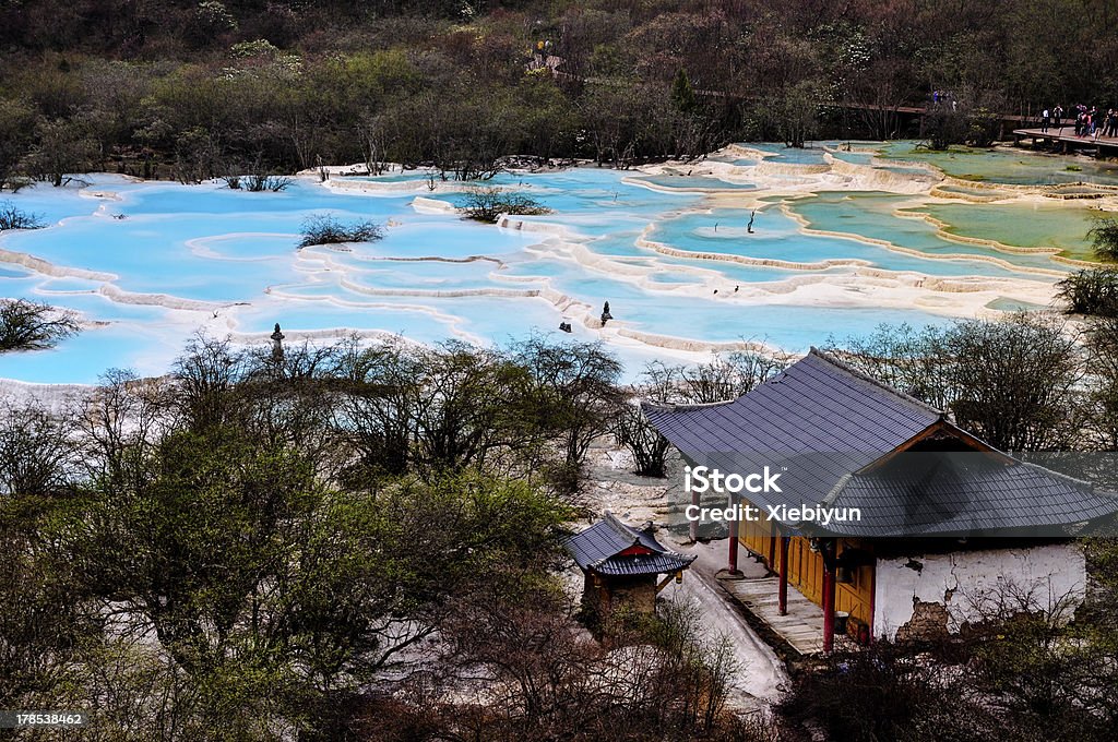 Huanglong, Yellow Dragon Valley, China - Lizenzfrei Huanglong Stock-Foto