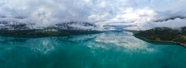 istock Dramatic clouds above Innvikfjorden fjord in Norway 1785390844