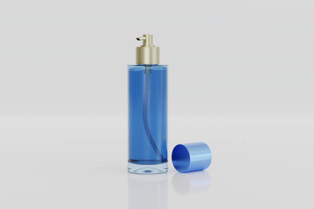 istock Glass Bottle with Pump Dispenser For Branding 1785396511