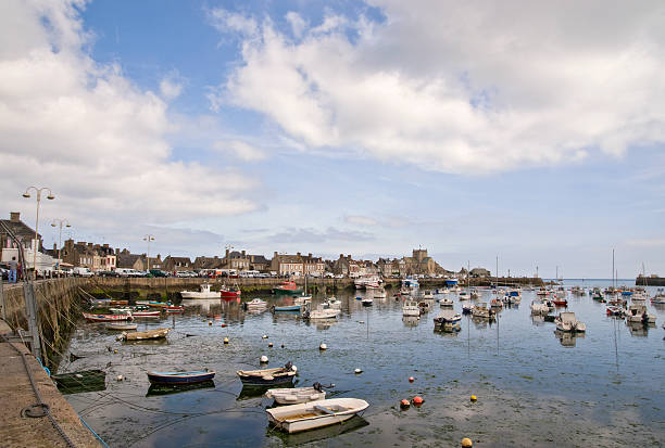 istock Harbor in Bretagne at low tide time 178539742