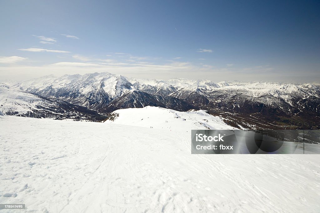 Vista panorâmica do Alpes - Foto de stock de Alpes europeus royalty-free