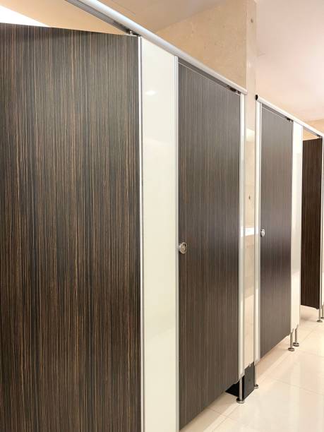 istock Row of public toilet 1785455916