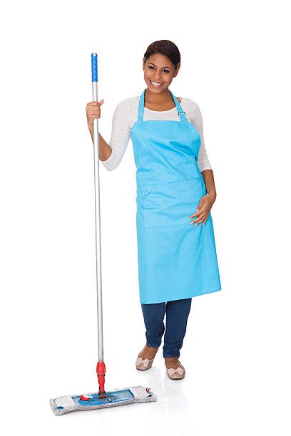 istock Cheerful Woman Having Fun While Cleaning 178546107