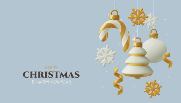 ilustraciones, imágenes clip art, dibujos animados e iconos de stock de fondo de navidad  - stick of hard candy hanging decoration christmas decoration