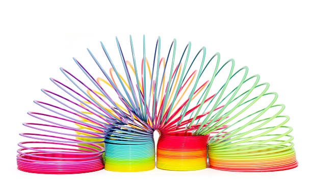 istock Colorful toy spirals 178546951