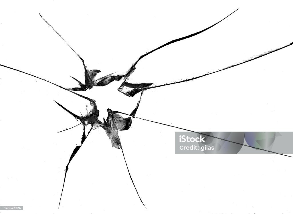 Сломанный стекло - Стоковые фото Разрушенное стекло роялти-фри