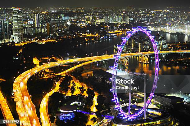 Singapore Flyer - zdjęcia stockowe i więcej obrazów Architektura - Architektura, Azja, Biznes