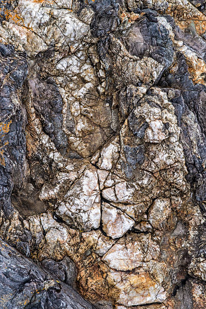 istock Macro detail of layered multi color rock 178547969