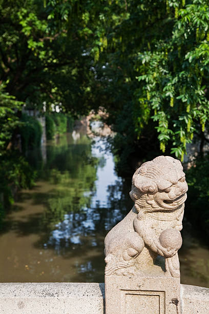 istock lion in Chinese garden 178548348