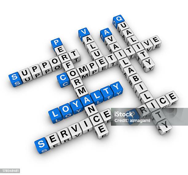 Customer Loyalty Stock Photo - Download Image Now - Accessibility, Alphabet, Block Shape