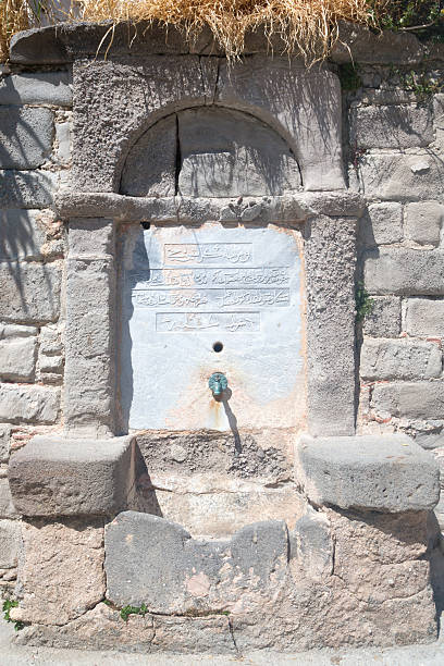 istock Ancient turkish fountain in greek island Lesbos 178549430