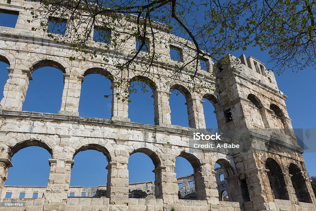 ローマ式円形劇場 - イストリアのロイヤリティフリーストックフォト