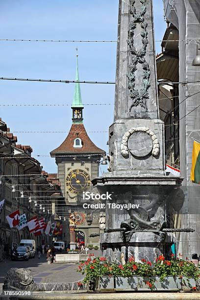 Centro Città Di Berna Svizzera - Fotografie stock e altre immagini di Ambientazione esterna - Ambientazione esterna, Berna, Canton Berna