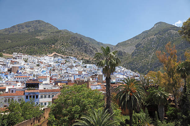 Blue and white town Chefchaouen in Morocco