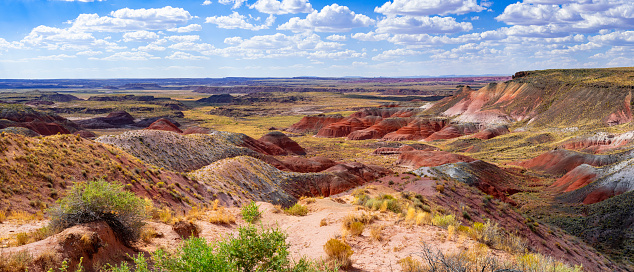 The Eroded Hills of the Badlands Northern Unit, North Dakota