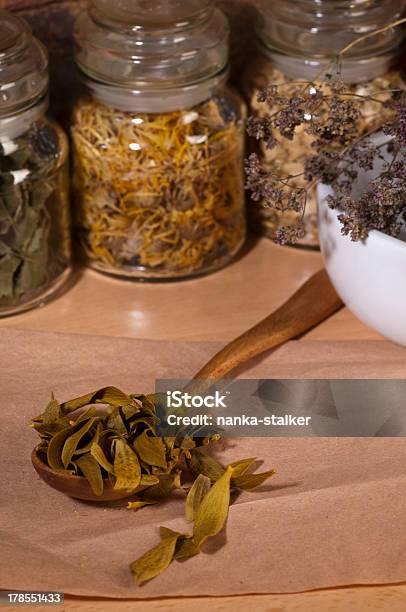 Seco Visco Folhas - Fotografias de stock e mais imagens de Aromaterapia - Aromaterapia, Bem-estar, Cuidados de Saúde e Medicina