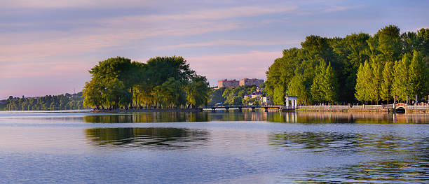 General view city of Ternopil. Ukraine