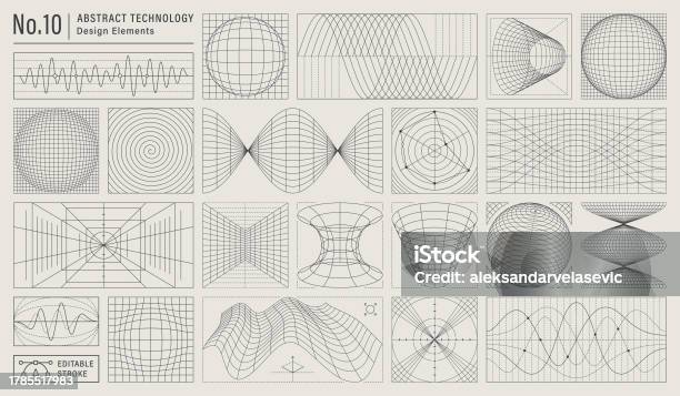Technology Design Contents Abstract Technology Design Elements Stock Illustration - Download Image ...