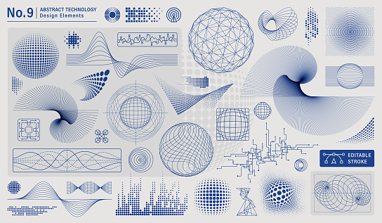 Abstract Technology Design Elements Stock Illustration - Download Image ...