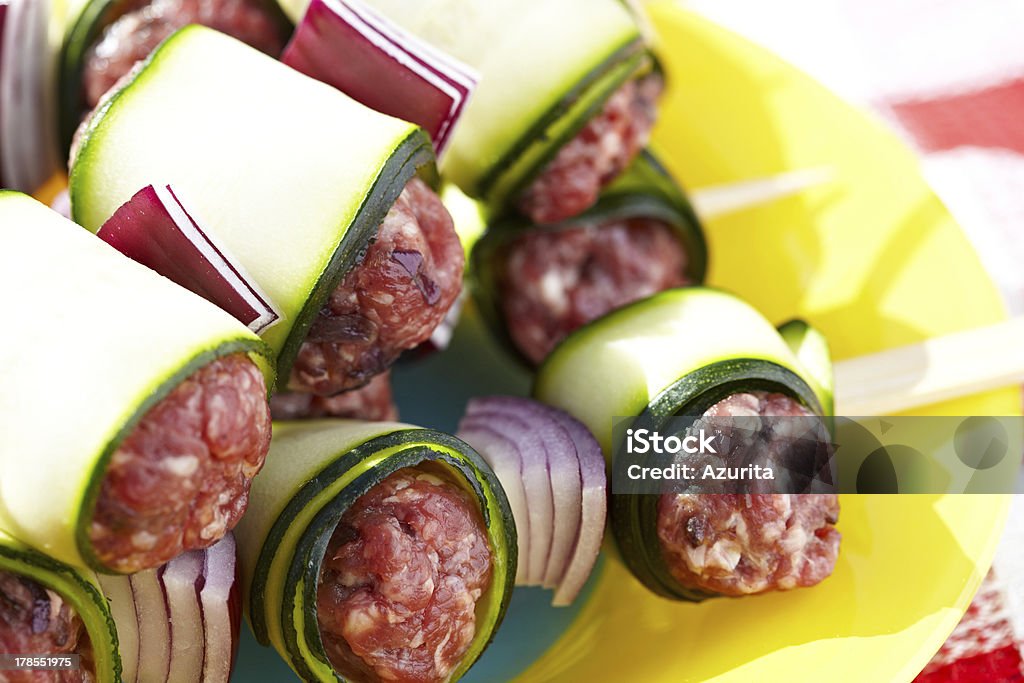 Comida para grill - Foto de stock de Abobrinha royalty-free