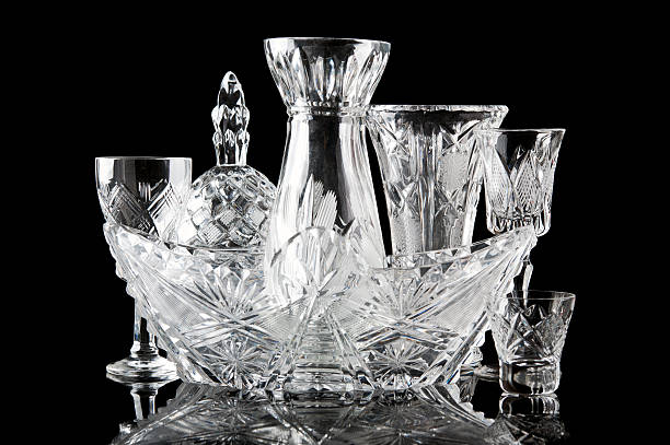 istock collection of crystal dishes 178552002