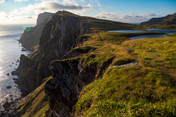 istock Sunset on the Cliffs of Runde Island Norway 1785520196