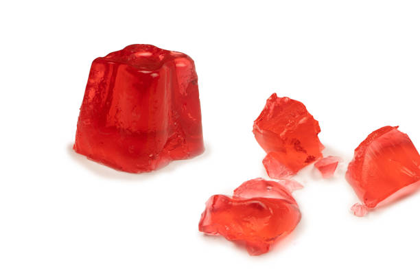 istock Sweet fruit jelly dessert isolated on a white background. 1785520574