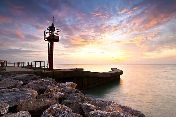 istock beautiful lighthouse in sunset thailand 178552486