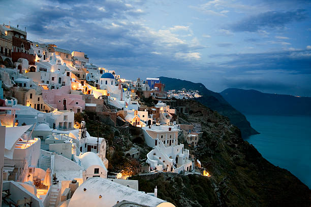 istock Oia at night.Santorini,Greece. 178552875