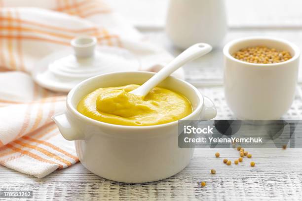 Mustard Stock Photo - Download Image Now - Yellow Mustard, Dijon Mustard, Mustard