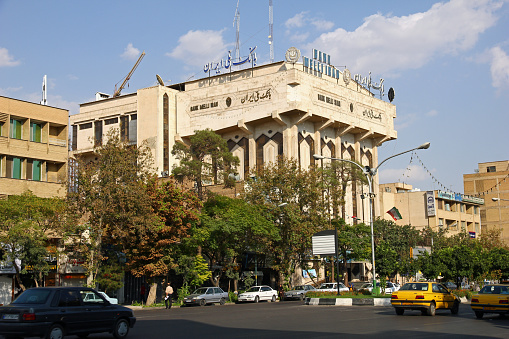 Shiraz, Iran - 29 Sep 2012: Street in Shiraz city, Iran