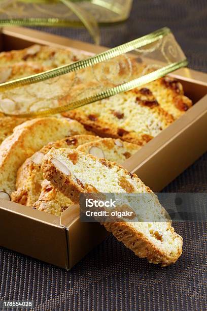 Traditional Italian Cookies Biscotti With Almonds Stock Photo - Download Image Now - Almond, Baked Pastry Item, Biscotti