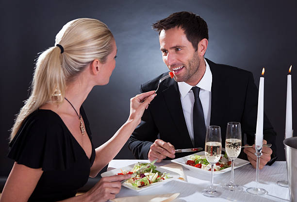 istock Romantic couple at the restaurant 178554082