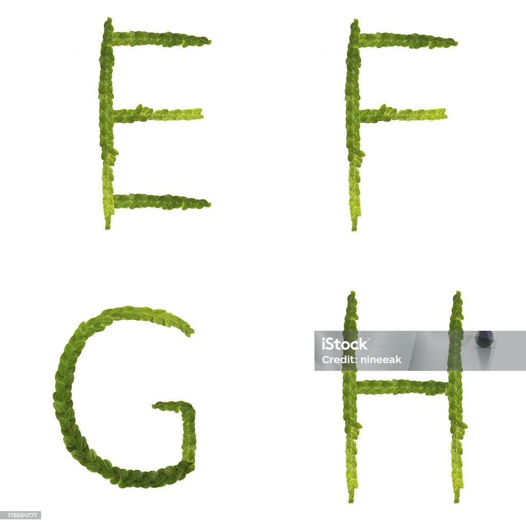 Алфавит с зеленый дерево - Стоковые фото Алфавит роялти-фри