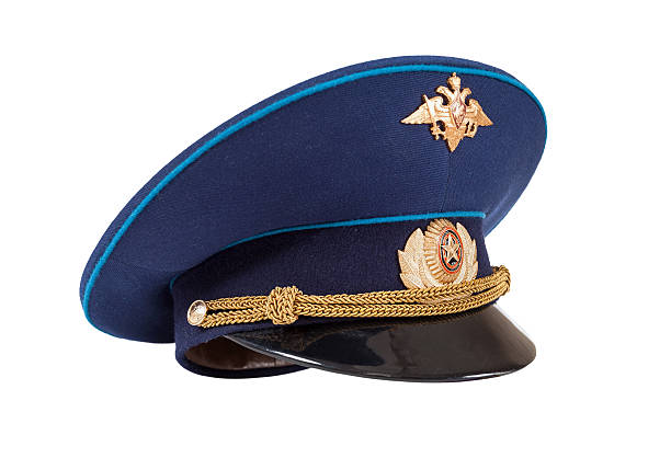 istock Russian military officer cap (Air Force) isolated on white 178554815