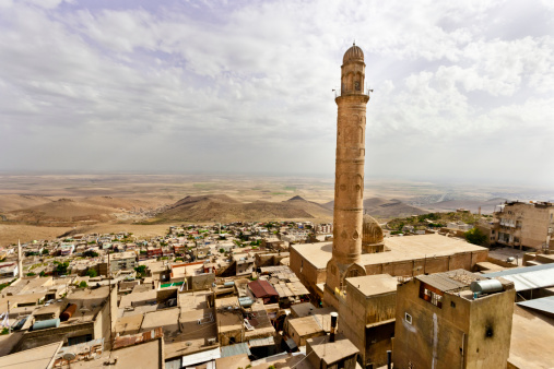 The mosque is located in historic core of Mardin. It has numerous inscriptive plaques from the Seljuk, Artuqid, Aq Qoyunlu and Ottoman periods, showing that the mosque was probably founded in the eleventh century by the Seljuks.