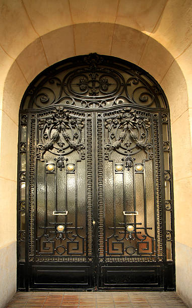 istock Carved metal door 178555104