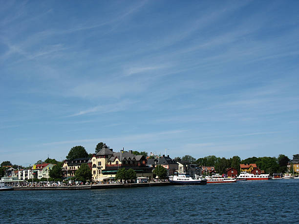 istock View on Vaxholm city and harbour 178555586