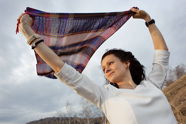 istock girl with a scarf 178555587