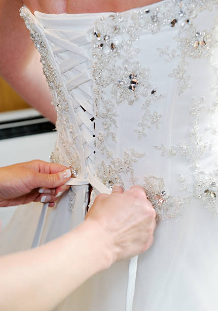 istock Bride dress detail 178555698