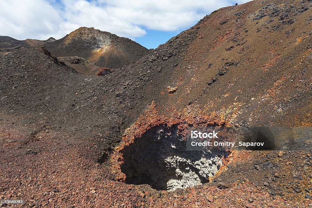 Volcano Sierra Negra, Galapagos Islands, Ecuador Volcano Sierra Negra, Galapagos Islands, Ecuador. The second largest crater in the world Activity Stock Photo
