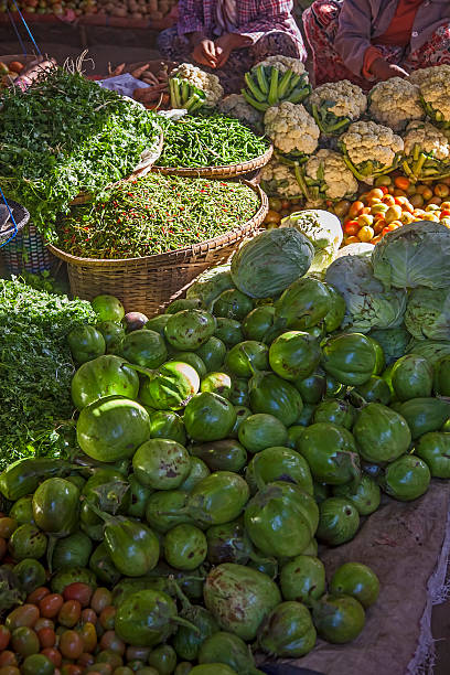 istock Myanmar market for fruit and vegetables 178555962