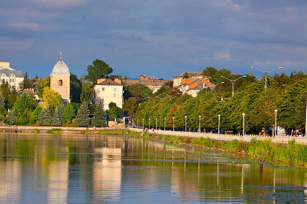 General view city of Ternopil. Ukraine
